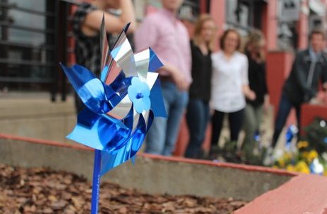 Image for Making a Difference With Blue Pinwheels