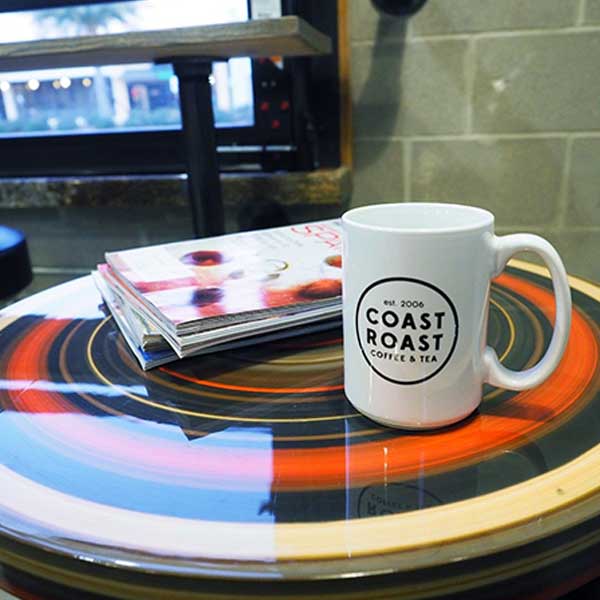 Coffee + New Orleans themed mugs - Coast Roast coffee